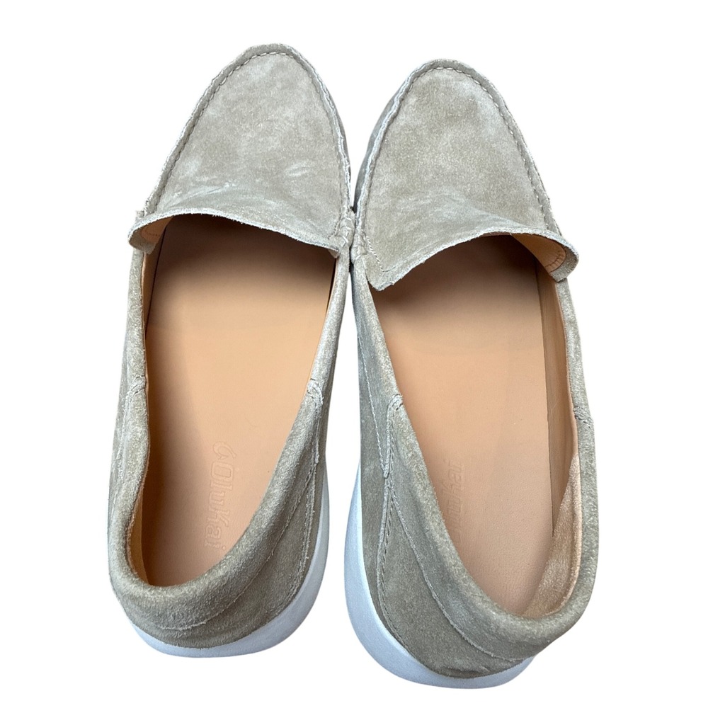 Olukai Ka'a Loafer Oatmeal Suede Casual Lifestyle Daily Slip On Shoe Mens 12 - Picture 8 of 9